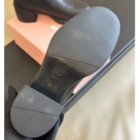 Purchase Roger Vivier Viv' Rangers Chelsea Booties 6cm in Calfskin Leather with Metal Buckle Black RV121204 1212026 2026