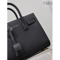 Inexpensive Saint Laurent Sac De Jour Nano Tote bag in Grained Calfskin 717440 Black 2026