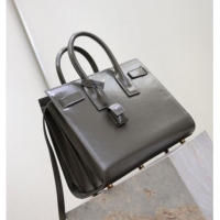 Luxury Cheap Saint Laurent Sac De Jour Small Tote bag in Calfskin 378299 Grey 2026