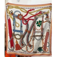 Affordable Price Hermes Cashmere & Silk Shawl Scarf 135x136cm H11204 Beige/Orange 2026