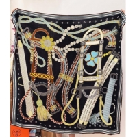 Buy Discount Hermes Cashmere & Silk Shawl Scarf 135x136cm H11205 Black 2026