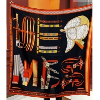 Best Price Hermes Cashmere & Silk Shawl 140x140cm Scarf H11210 Black 2026