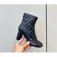 Buy Luxury Bottega Veneta Intrecciato Leather Atomic Ankle Boots 8cm Black 1206047 2026