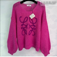 Top Quality Loewe Wool Mohair Sweater LW011301 Pink 2026