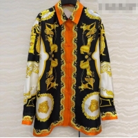 Cheap Design Givenchy Silk Shirt GI011301 Orange 2026