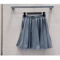 Famous Brand Dior Jacket and Skirt Set with Bow and Chain DR011302 Grey 2026