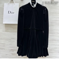 Reasonable Price Dior Velvet Dress DR011306 Black 2026