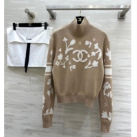 ​Modern Classic Chanel Cahsmere Sweater CH011408 Beige 2026