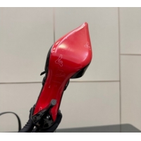 Most Popular Christian Louboutin Patent Leather Pumps with Trible Straps CL120902 Black 2026