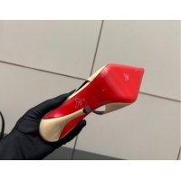 Best Product Christian Louboutin Patent Leather Slingbacks Pump CL120903 Nude 2026