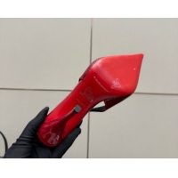 Grade Quality Christian Louboutin Patent Leather Slingbacks Pump CL120903 Red 2026