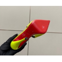 Buy Luxury Christian Louboutin Patent Leather Slingbacks Pump CL120903 Neon Green 2026