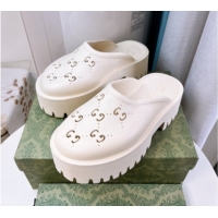 Unique Style Gucci TPU Mules G120116 White