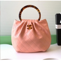 Famous Brand Chanel Original Lambskin Small Hobo Bag AS6022 Pink 2025