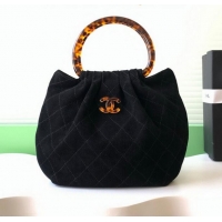 Top Quality Chanel Original Suede Calfskin Small Hobo Bag AS6022 Black 2025