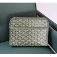 Famous Brand Goyard Jouvence Toiletry Clutch Bag PM 020800 Khaki Green 2025