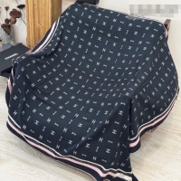 Big Discount Chanel Cashmere & Silk Square Scarf CH011602 Black 2026