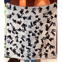 Unique Grade Chanel Camellia Cashmere & Silk Square Scarf CH011604 White 2026