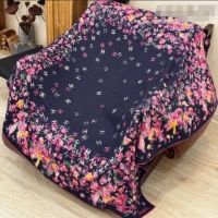 Best Price Chanel Cashmere & Silk Square Scarf CH011606 Blue 2026