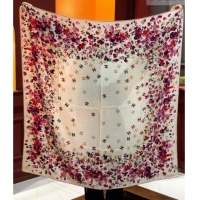 Luxury Cheap Chanel Cashmere & Silk Square Scarf CH011607 White 2026