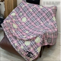 Buy Fashionable Chanel Camellia Cashmere & Silk Square Scarf CH011609 Pink 2026