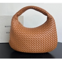 Top Quality Bottega Veneta Medium Veneta Hobo Bag in Intrecciato Leather 856737 Amber Brown 2026
