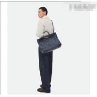 Top Quality Bottega Veneta Large Andiamo Top Handle Bag in Denim and Leather 786194 Navy/Space Blue 2026