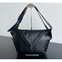 Top Grade Bottega Veneta Men's Small Sawyer Shoulder Bag in Smooth Leather 815807 Black 2026