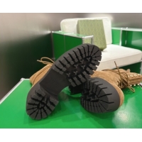 Best Product Gucci GG Suede Lace-up Platform Ankle Boots 6cm 840739 Light Brown 2026