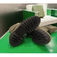 Hot Style Gucci GG Suede Lace-up Platform Ankle Boots 6cm 840739 Green 2026