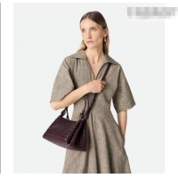 Promotional Bottega Veneta Parachute Medium Shoulder Bag in Intrecciato Leather 835921 Fondant Brown 2025