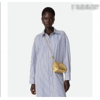 Buy Fashionable Bottega Veneta Intrecciato Leather Concert Pouch Mini bag 794258 Gold-Tone 2025