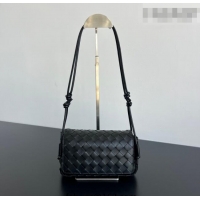 Top Grade Bottega Veneta Notturno Mini Bag in Intrecciato Leather 843893 Black 2026