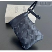 Best Quality Bottega Veneta Micro Dustbag in Intrecciato Leather 843903 Blue 2026