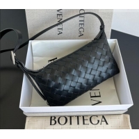 Super Quality Bottega Veneta Men's Traveler Phone Pouch Crossbody Bag in Intrecciato Leather 844018 Black 2026