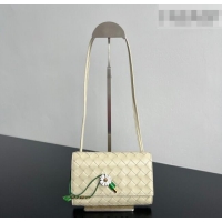 Promotional Bottega Veneta Andiamo Daisy Pouch Mini Bag in Intrecciato Leather 838870 Sea Salt 2025