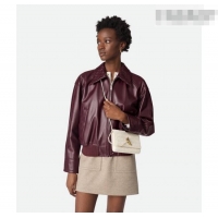 Top Quality Bottega Veneta Andiamo Pouch on Strap Mini Bag in Intrecciato Leather 836940 Barolo Red 2026