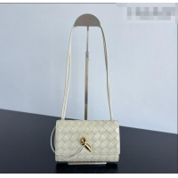 Discount Bottega Veneta Andiamo Pouch on Strap Mini Bag in Intrecciato Leather 836940 Sea Salt 2026