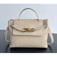 Top Quality Bottega Veneta Small Ciao Ciao Top Handle Bag in Calf Leather 835835 Ecru Beige 2025