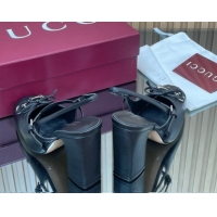 Good Quality Gucci Horsebit Slingback Pumps 9.5cm in Calf Leather 850327 Black 2026