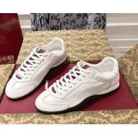 Durable Gucci Shift Sneakers in Calf Leather White 1218052 2026