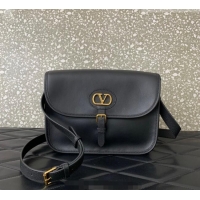 Top Quality Valentino Antibes Shoulder Bag in Calfskin Leather 2078 Black 2026