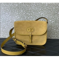 Reasonable Price Valentino Antibes Shoulder Bag in Suede 2078 Yellow 2026