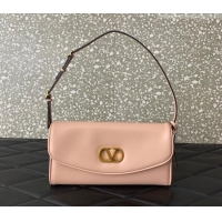 Unique Discount Valentino Devain Small Shoulder Bag in Lambskin Leather 2031 Light Pink 2026