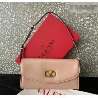 Unique Discount Valentino Devain Small Shoulder Bag in Lambskin Leather 2031 Light Pink 2026