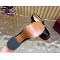 Luxurious Gucci Calf Leather Platform Pumps 9cm with Horsebit GG121804 Black 2026