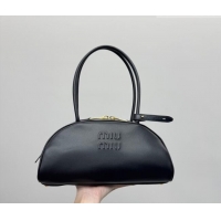 Best Price Miu Miu Beau Leather Bowling Bag 5BB193 Black 2026
