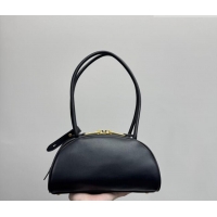 Top Grade Miu Miu Beau Leather Bowling Bag 5BB192 Black 2026