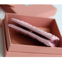 Luxury Discount Miu Miu Matelasse Nappa Leather Small Wallet 5MV204 Alabaster Pink 2026