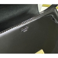 Best Price Celine Teen Triomphe Mini Bag in Patent Calfskin Leather 188423 Black/Gold 2026